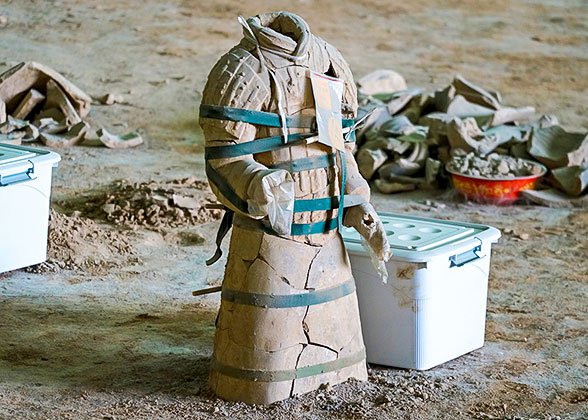 Torso of Terracotta Warrior