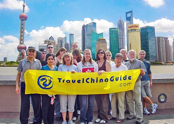 Our Customers at the Bund of Shanghai
