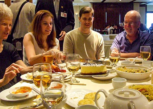 Our Guests Enjoying Delicious Food