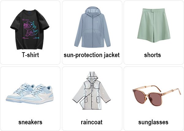 Zhangjiajie Clothes in July