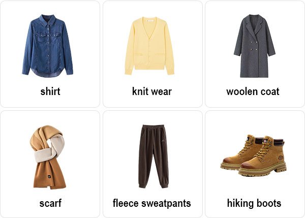 Clothes for Inner Mongolia in October
