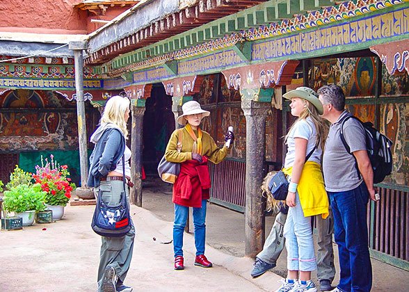 Visit the Palkhor Monastery, Gyangtse