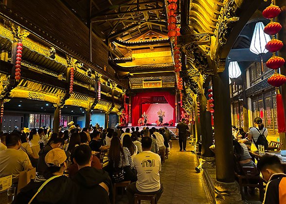 Watch Performance at Teahouse in Zhangjiajie