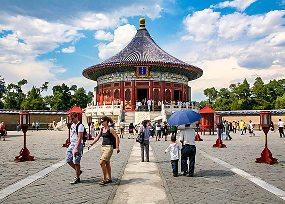 The Bridge Before Imperial Vault of Heaven, Beijing Temple of Heaven