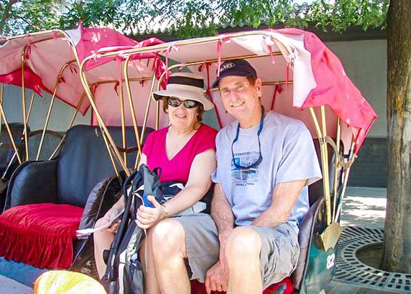 Rickshaw Ride at the Hutong Alleys Rickshaw Ride at the Hutong Alleys