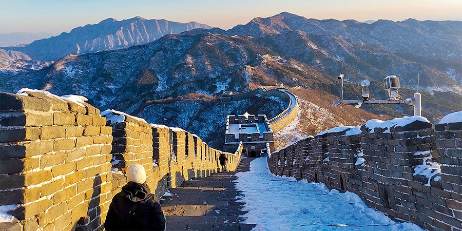 Soft sunlight on the Great Wall