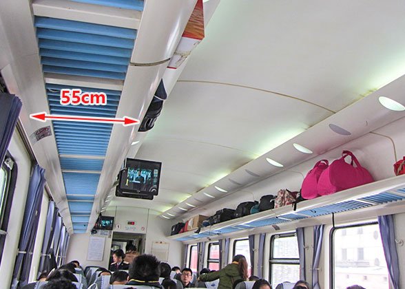 Luggage Rack over Hard Seats