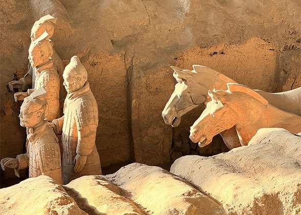 Terracotta Warriors with Horses