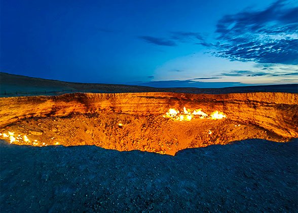 Darvaza Gas Crater, Darvaza Darvaza Gas Crater, Darvaza