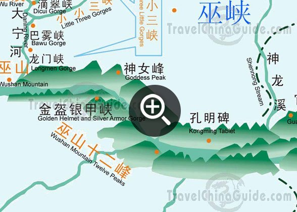 Yangtze Wu Gorge Map