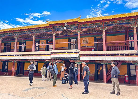 Our Guests Visit Drepung Monastery