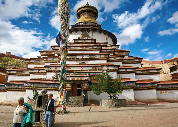 Stupa in Palkhor Monastery 
