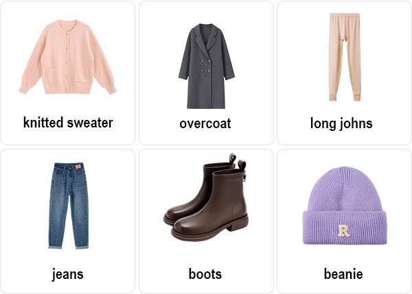 Wuhan Clothes in December