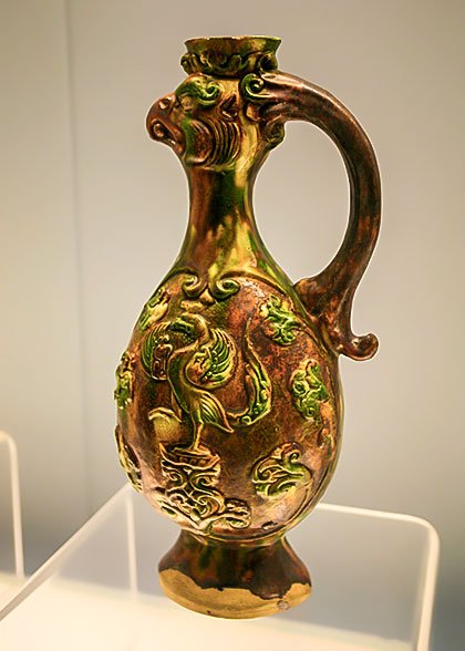 Color Glaze Phoenix Porcelain, Tang Dynasty (618 - 907)