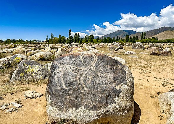 The Open-air Museum of Petroglyphs at Cholpon Ata The Open-air Museum of Petroglyphs at Cholpon Ata