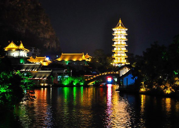 The Sun Pagoda and Moon Pagodas