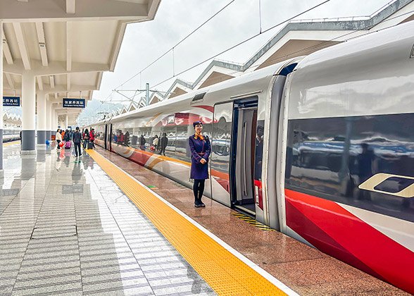 Platform of Zhangjiajie West