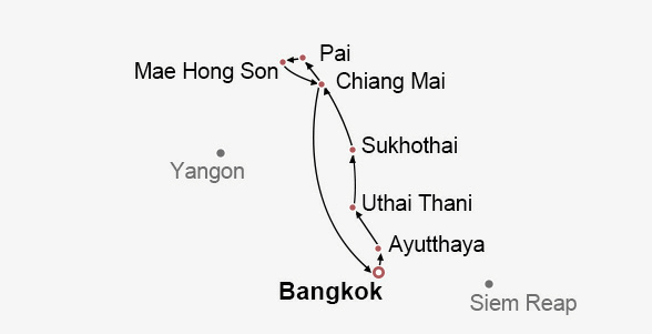 Cultural & Scenic Adventure Itinerary Map