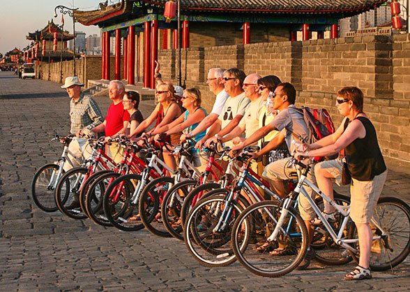 Cycling on the City Wall Cycling on the City Wall