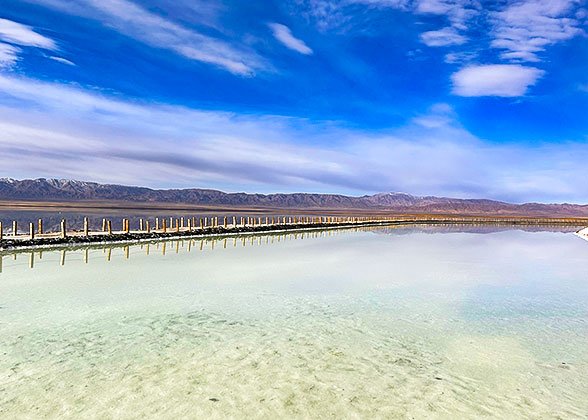 White Surface of Chaka Salt Lake