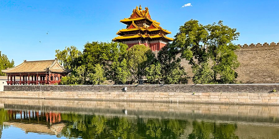 Forbidden City Moat in Early June