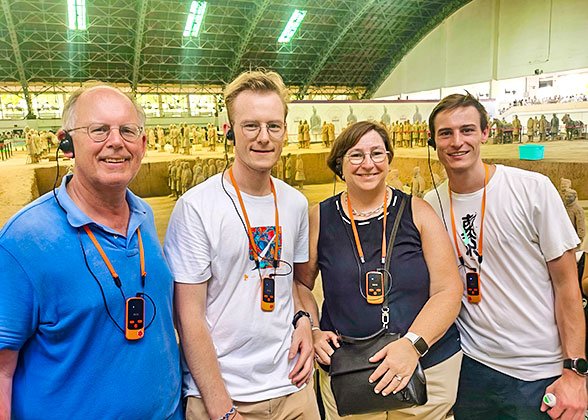 Our Guests at the Terracotta Army Museum