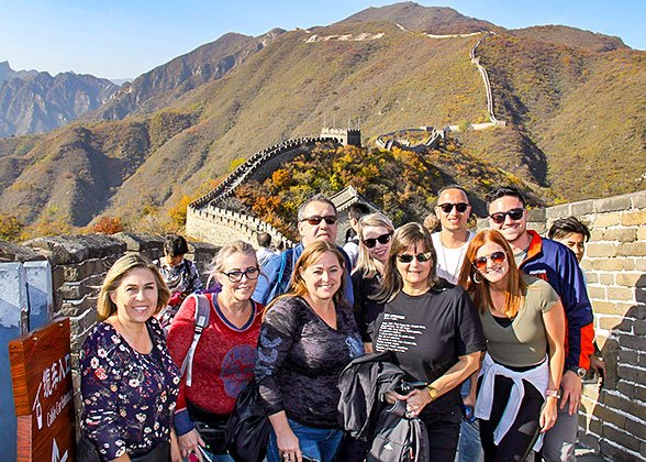 Our Guests at Mutianyu Great Wall Our Guests at Mutianyu Great Wall