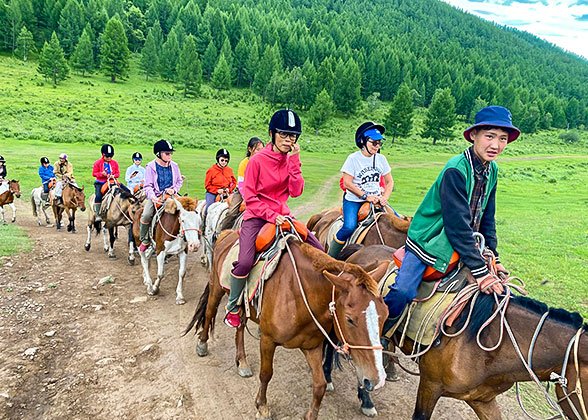 Horse Ride in Mongolia