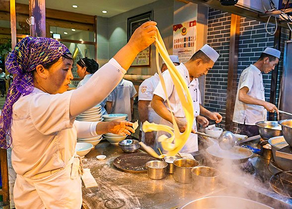 Xi'an Noodles at the Muslim Quarter