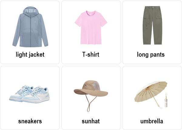 Clothes to Wear in Yichang in May