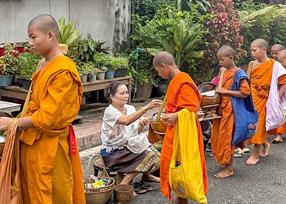 Alms-giving Ceremony