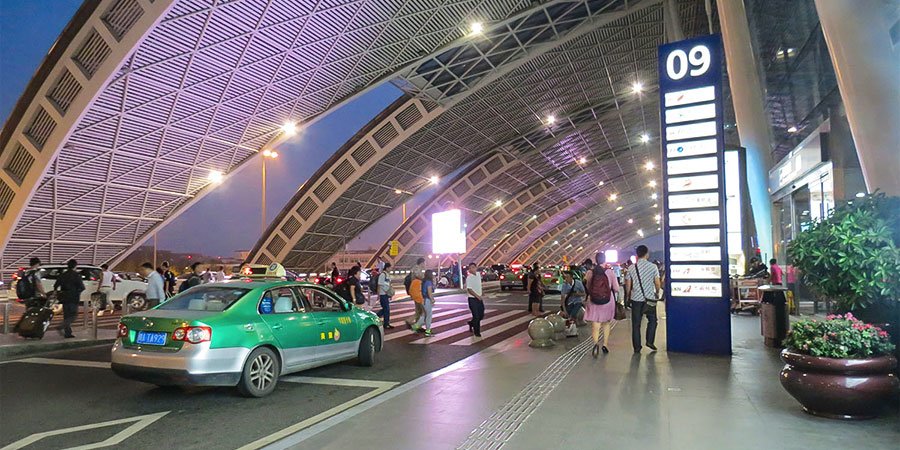 Taxi Outside the Airport