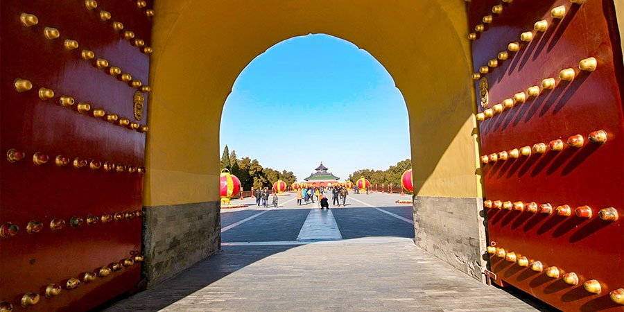 Red Stairway Bridge, Beijing Temple of Heaven