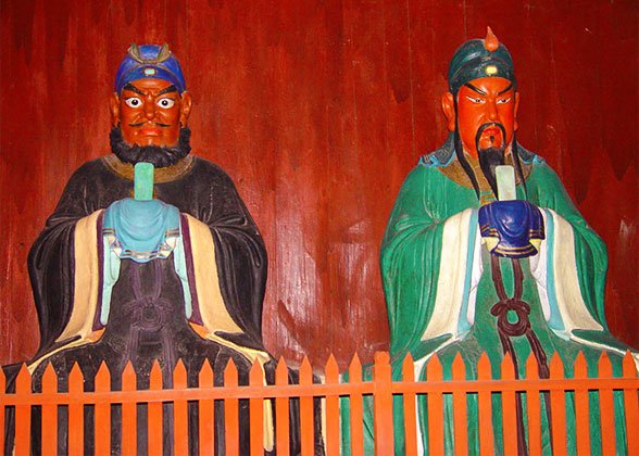 Statue of Zhang Fei and Guan Yu