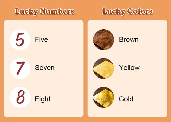Lucky Numbers and Colors of Rooster