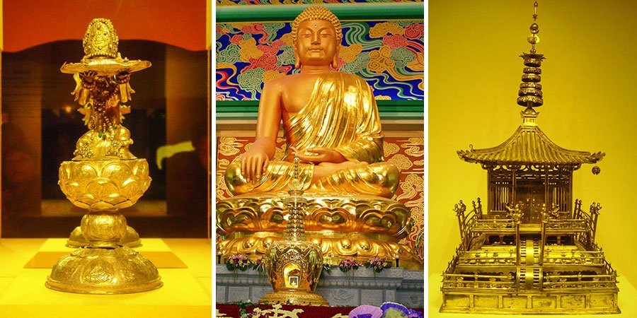 The exhibitions in Famen Temple