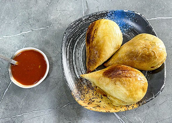 Kazakhstani Food - Samsa Kazakhstani Food - Samsa