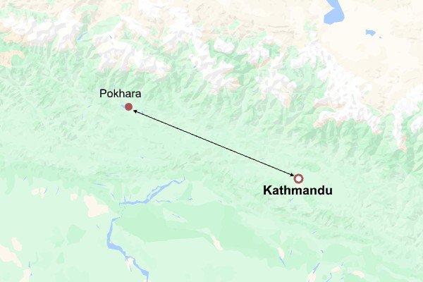 Best Nepal Tour Itinerary Map Best Nepal Tour Itinerary Map