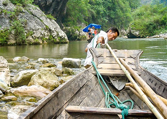 Fishermen on Yangtze River