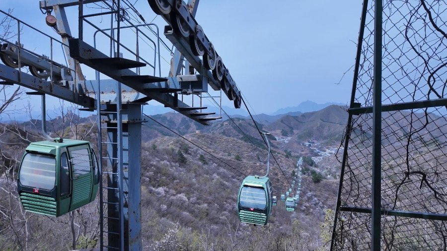 The Cableway of Jinshanling Great Wall 