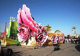 Festooned Vehicles China National Day