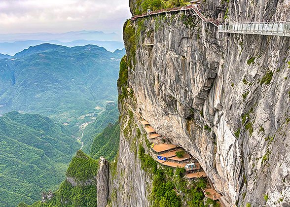 Rest Platform of Via Ferrata at Seven Star Mountain Rest Platform of Via Ferrata at Seven Star Mountain