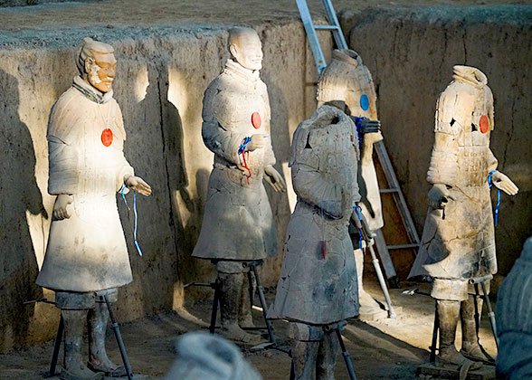 Assembled Terracotta Warriors