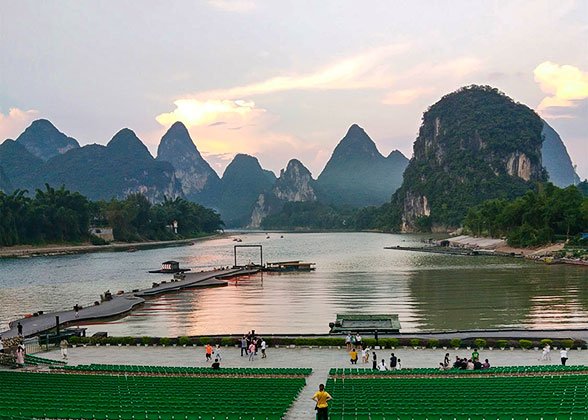 Stunning Sunset View in Guilin