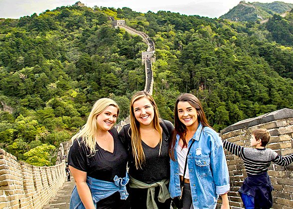 Our Guests at Mutianyu Great Wall Our Guests at Mutianyu Great Wall