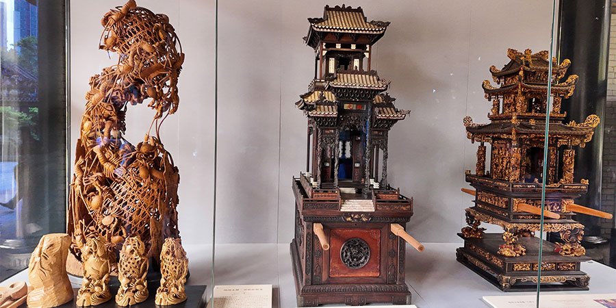 Wood Carvings in exhibition