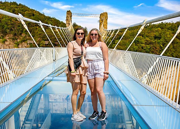 Our Guests on the Glass Bridge