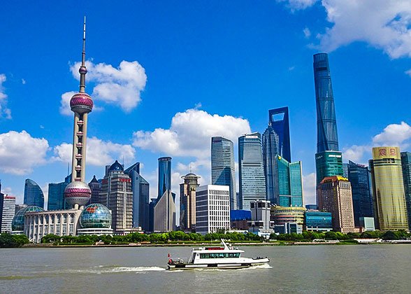 Shanghai Pudong Area Seen from the Bund Shanghai Pudong Area Seen from the Bund