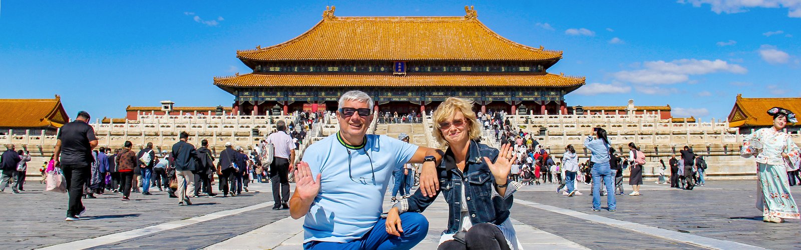 China tour in Forbidden City, Beijing