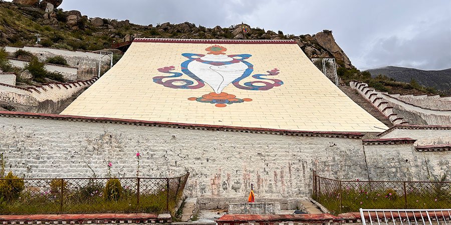 Giant Tgangka Painting, Drepung Monastery